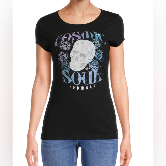 Cosmic Soul Short Sleeve Graphic T-Shirt - Picture 2 of 2